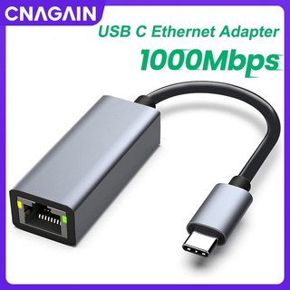 Bộ chuyển đổi usb c sang ethernet 3 sang rj45 gigabit ethernet lan cho mac-book pro 2019 / 2018 / 2017, mac-book air và more