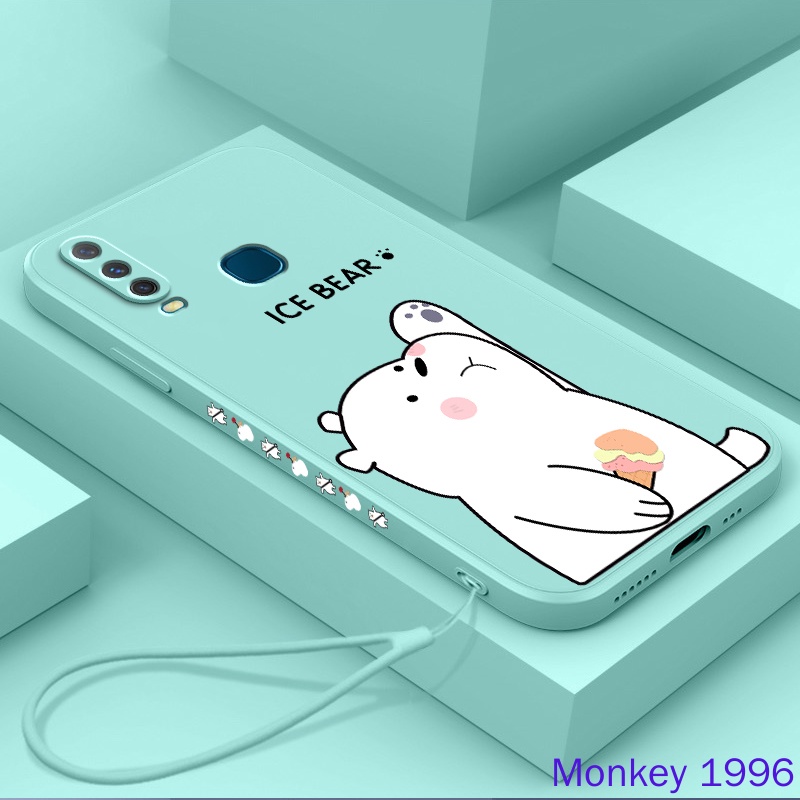 ốp lưng Vivo Y19 ốp lưng Vivo Y17 ốp lưng Vivo U10 ốp lưng Vivo Y15 Y12 Y17 Ốp Điện Thoại tpu Hình Gấu teddy Cho Vivo Y20 V2026 V2029 Y12S Y20S