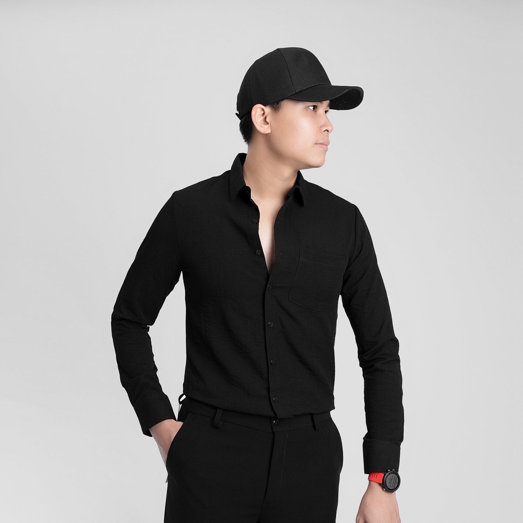 Áo sơ mi nam dài tay MITADO, áo sơ mi form rộng chất vải đũi cao cấp, kiểu dáng trẻ trung năng động