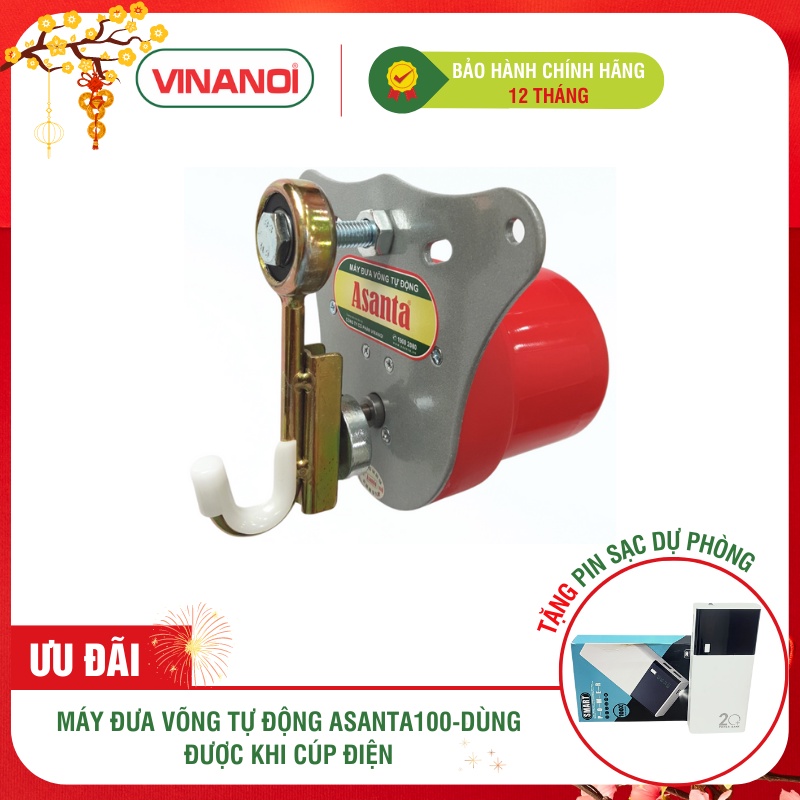 Máy Đưa Võng Tự Động Cho Bé Vinanoi Asa100 - Sức Đưa 100kg