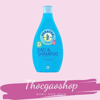Sữa tắm gội 2in1 Penaten 400ml Đức chứa tinh dầu chàm giúp giữ ấm cơ thể