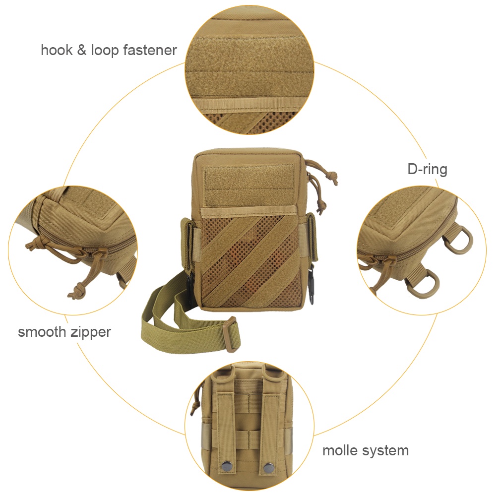 Túi Đeo Hông Đựng Điện Thoại Tiện Lợi LUC 1000D Molle