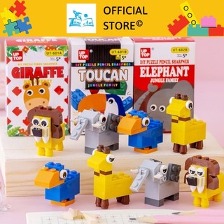 Gọt/Chuốt Bút Chì LEGO Hình Động Vật Dễ Thương - Đồ Dùng Văn Phòng Phẩm Kích Thích Trí Não Và Sự Sáng Tạo Của Bé