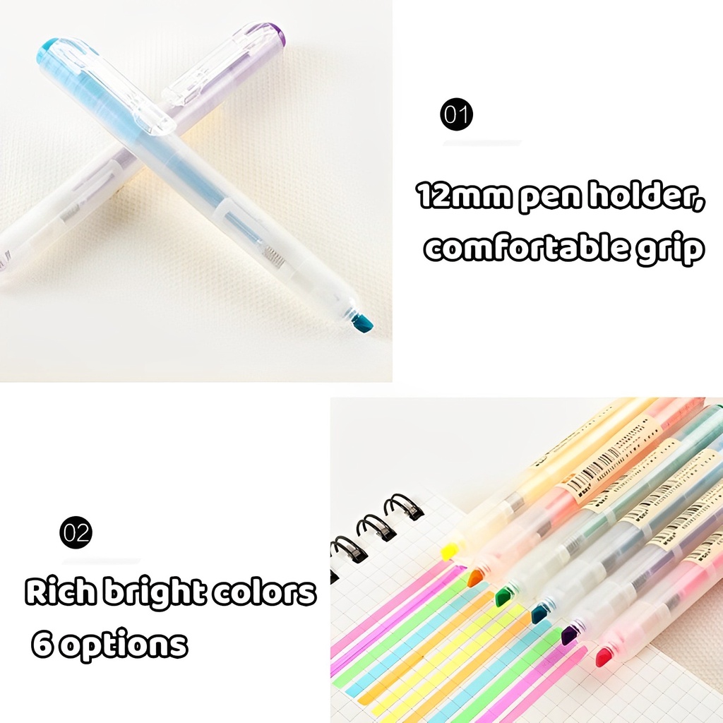 Bút Dạ Quang Đánh Dấu Văn Phòng / Tạp Chí Nhiều Màu Sắc