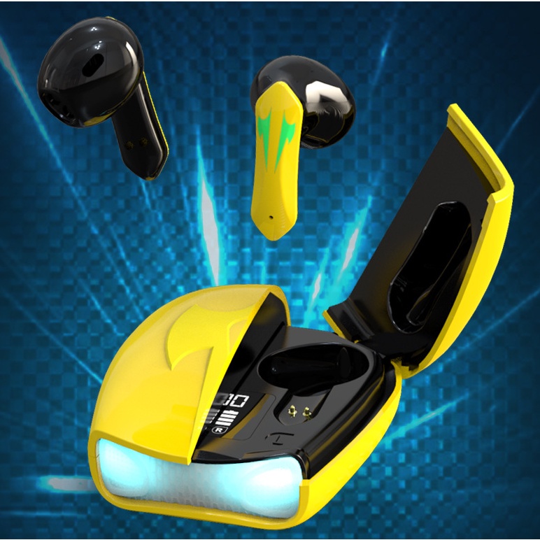 Tai Nghe Gaming Bluetooth X16 PRO / R06 / X15 PRO - Kiểu Dáng Đẹp, Hiển Thị % Pin Led, Ko Trễ Âm