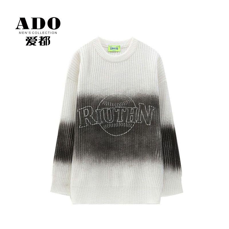 Áo Sweater Dáng Rộng Phong Cách Thời Trang Đường Phố Mỹ Cho Nam Giới