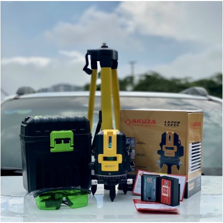 Máy cân bằng laser 5 tia xanh - máy bắn cos - máy bắn cốt - máy bắn tia laze - máy cân mực