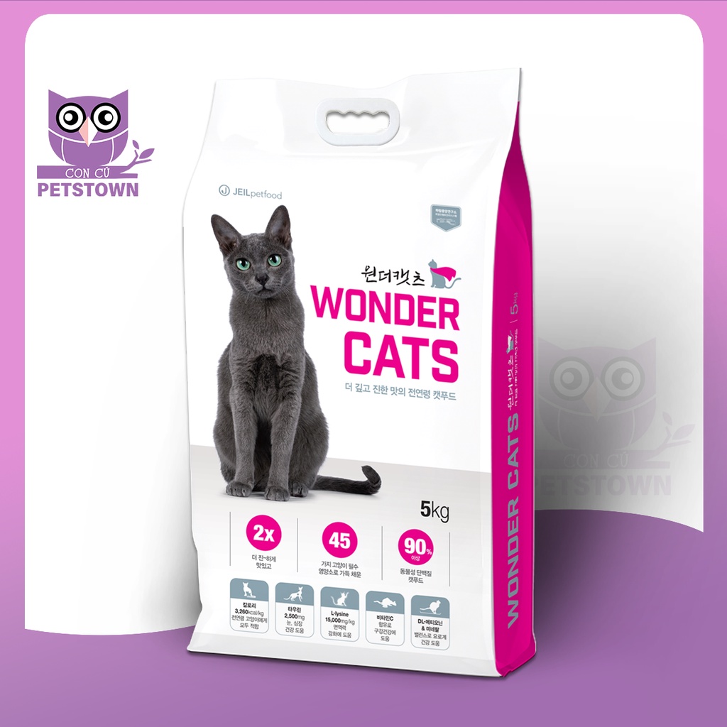 WONDER CATS - Thức ăn hạt cho mèo mọi lứa tuổi