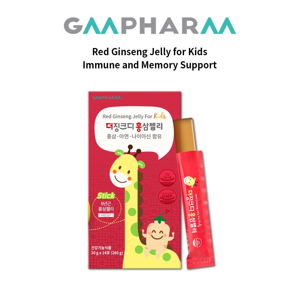 GMPHARM Thạch Nhân Sâm Đỏ Bằng Kẽm Dành Cho Trẻ Em