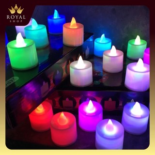 Đèn led hình nến điện tử mini, nến tealight, sinh nhật kèm sẵn pin