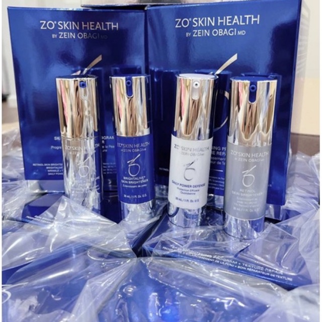 Set Dưỡng Sáng Da Chống Lão Hoá Zo Skin Brightening Program + Texture Repair