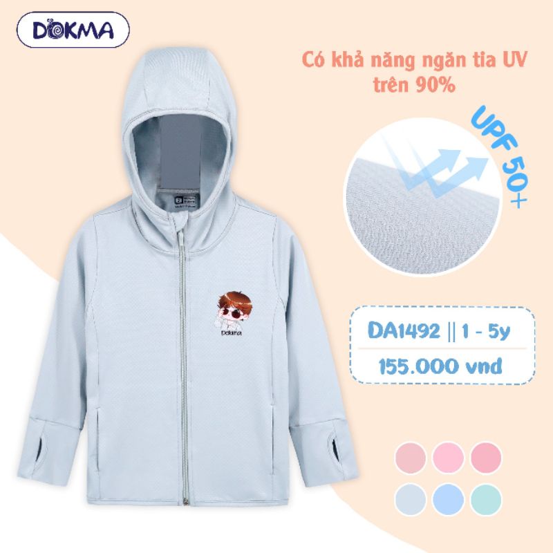 Áo khoác chống nắng vải mát lạnh Dokma DA1492