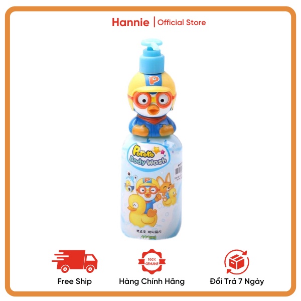 Sữa Tắm, Gội, Xả Pororo Trẻ Em 3 In 1 400g Của Hàn Quốc - Hannie Store