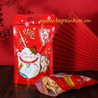 Túi zip Mèo đỏ nhỏ