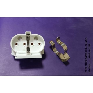 (SALE) Đui đèn 4 chân 2G11 & đai giữ cho bóng chữ U 36W và 55W