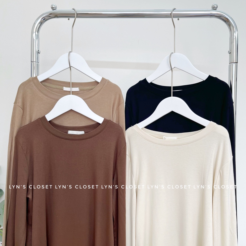 Áo thun tay dài freesize có 13 màu - Lyn's Closet