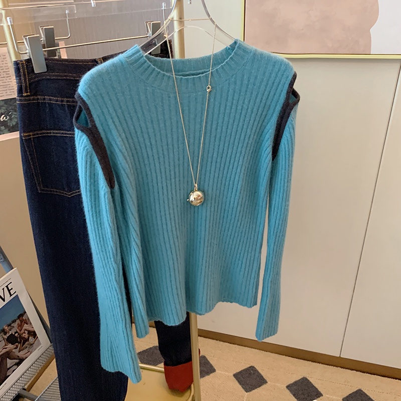 Áo Sweater Trễ Vai Thiết Kế Mới Thời Trang Mùa Thu Đông 2022 Dành Cho Nữ  tao bao
