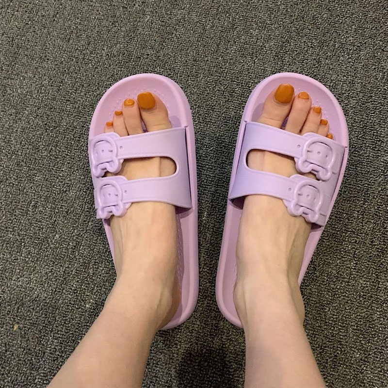 Dép Đi Trong Nhà Đế Mềm Dày Dặn Chống Trượt Thoải Mái Dành Cho Nữ