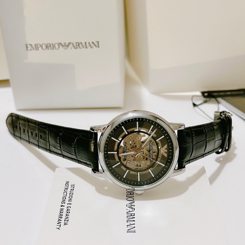 💐💐Đồng Hồ Da Emporio -Armani chạy cơ ♥️