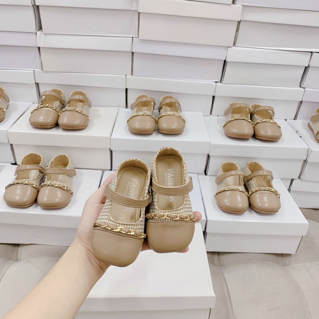 Giày búp bê cho bé gái dễ thương phong cách Hàn Quốc