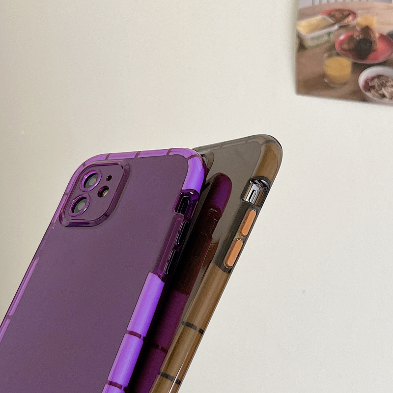 Ốp Điện Thoại Dẻo Trong Suốt Có Túi Khí Bảo Vệ Camera Cho iPhone 14 13 12 11 Pro MAX X XR XS MAX