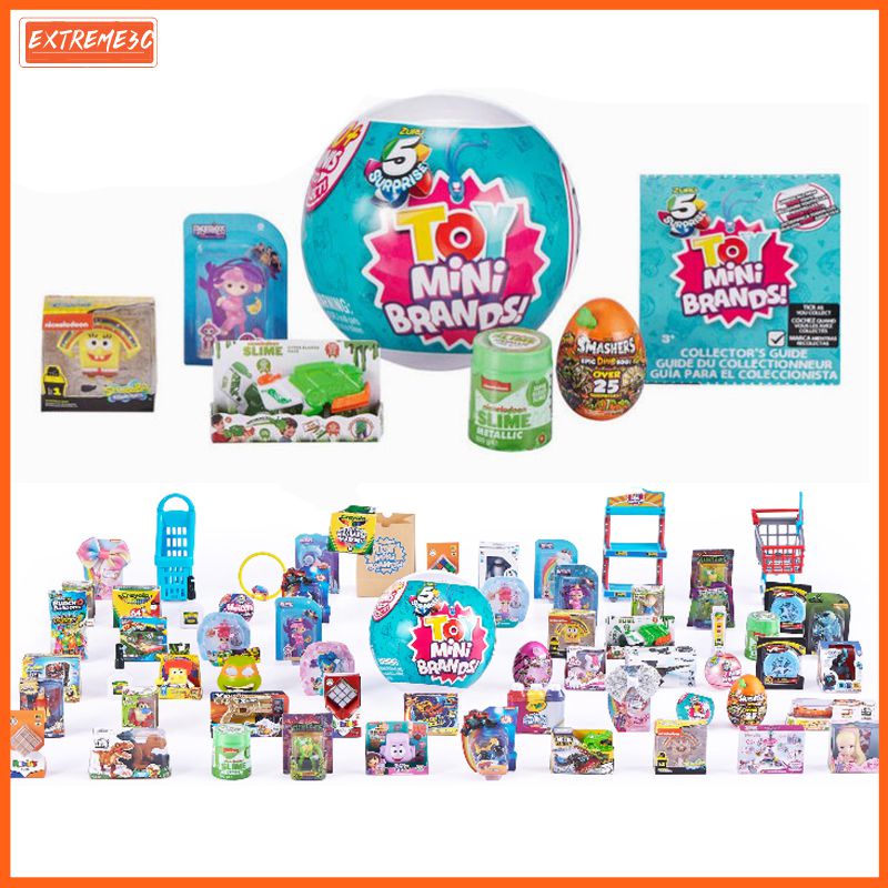 COD 5-Surprise Mini Brands 5 Surprise Toy Mini Brands Sưu Tầm Viên Nang Đồ Chơi Mô Hình Anime Quà Tặng Sinh Nhật Bất Ngờ Cho Trẻ Em