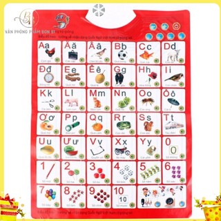 TẶNG KÈM 3 PIN - Bảng đọc nói học chữ cái và số, học tiếng anh, HÀNG CHUẨN GIANG KÌ GIÔNG, từ điển song ngữ