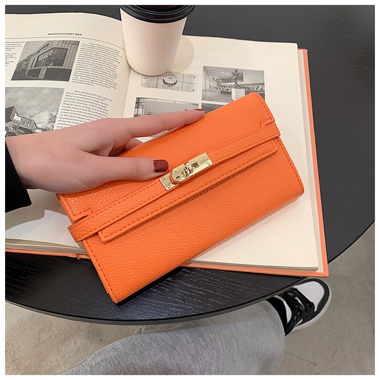 Ví Cầm Tay Dáng Dài Có Khóa Nhiều Ngăn Đựng Thẻ Mẫu Mới 2022