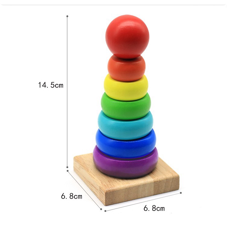 Đồ chơi gỗ thông minh, phát triển trí tuệ cho bé - combo 6 món đồ chơi gỗ montessori kích thích khả năng tập trung bé