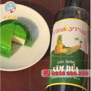 SIRO VINA LÁ DỨA 750ML ( VINA PANDAN SYRUP )