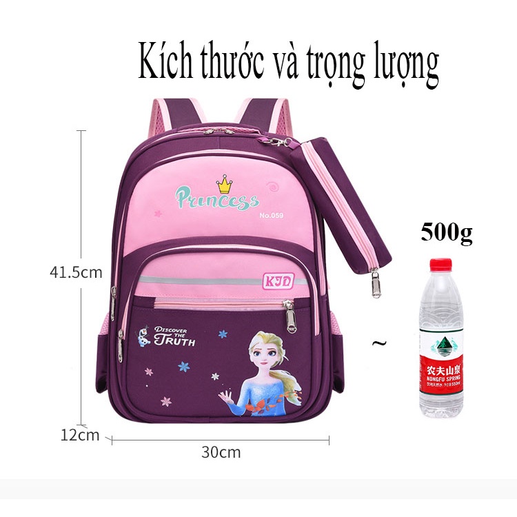 [Tặng kèm túi đựng bút] Cặp học sinh tiểu học từ lớp2-7 bé trai và bé gái hoạt tiết dễ thương, Balo học sinh bé trai gái