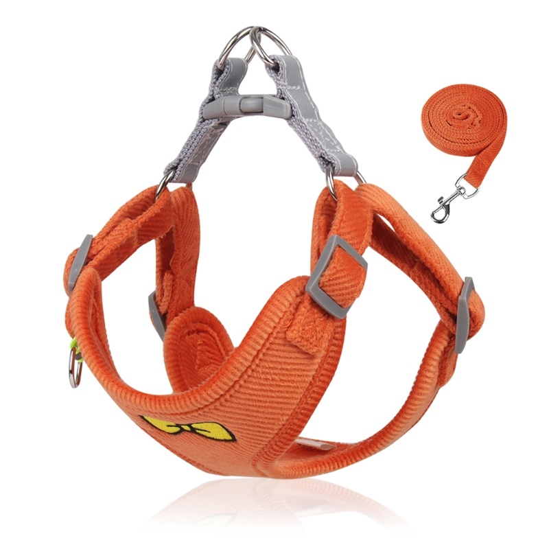 Đen Dây Đai Dắt Thú Cưng Đi Dạo Bằng Lưới Thoáng Khí Có Thể Điều Chỉnh