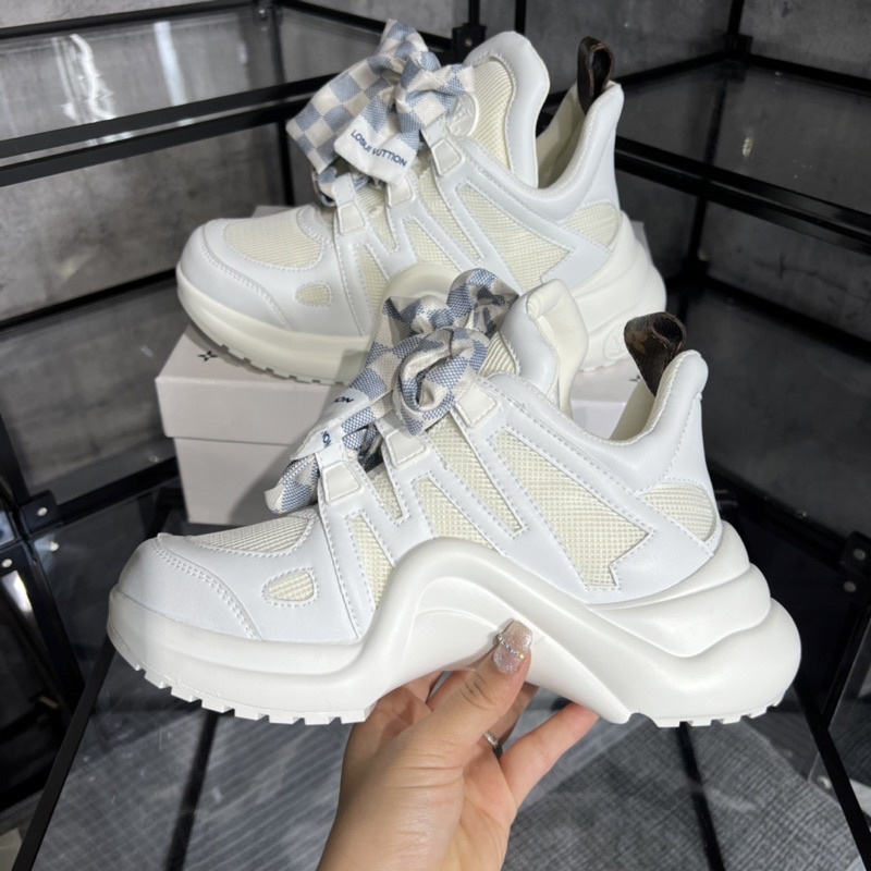⚡️FULL BOX⚡️GIÀY SNEAKER LV ARCHLIGHT TRẮNG NƠ CAO CẤP