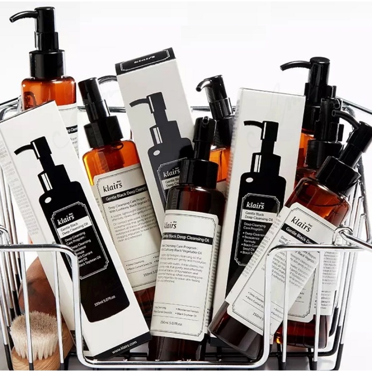 Dầu Tẩy Trang Klairs Gentle Black Deep Cleansing Oil 150ml Hàn Quốc