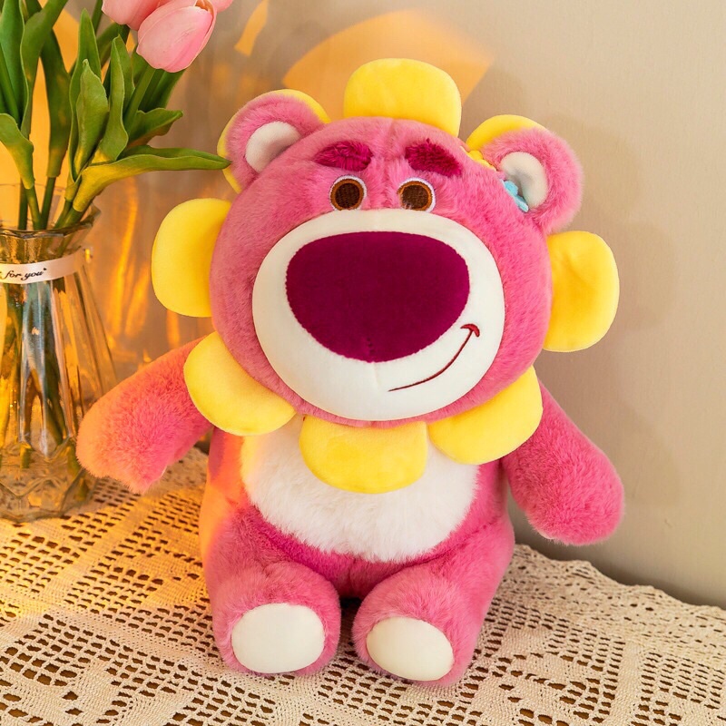 25cm Thú Bông GẤU DÂU LOTSO Cao Cấp Đáng Yêu-Lông Siêu Mịn-Siêu Xinh