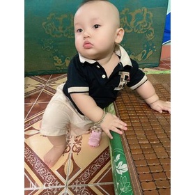 Bộ polo cộc BBR kèm quần đũi cho bé, sành điệu tặng kèm mũ lưỡi trai cho bé