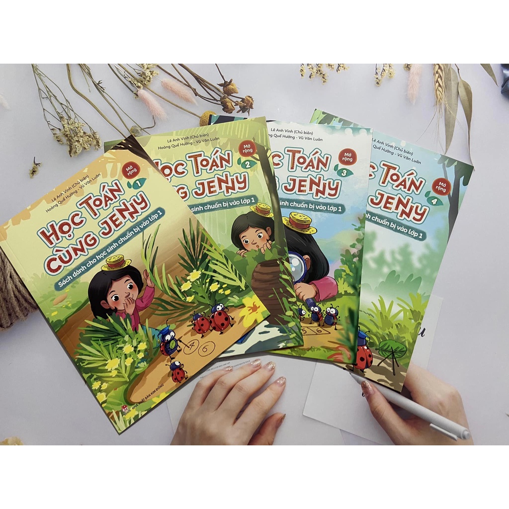 Sách - Học Toán Cùng Jenny - Dành Cho Học Sinh Chuẩn Bị Vào Lớp 1 Bộ Mở Rộng Tập 2 (PV)