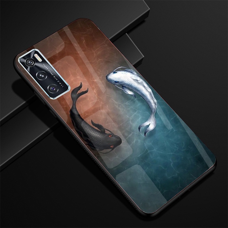 Ốp Lưng VIVO V20 SE mặt kính cường lực cao cấp thiết kế Độc Quyền