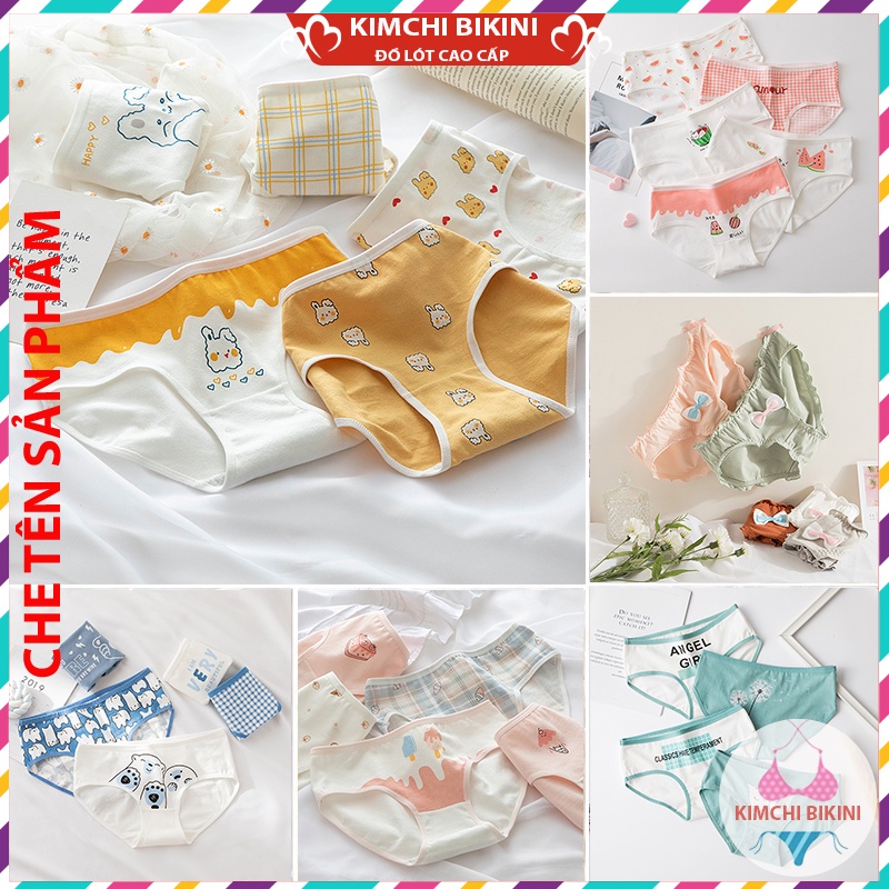 Quần lót nữ nâng mông chống viêm nhiều màu sắc mẫu mã đa dạng KIMCHIBIKINI quần lot nữ xinh đẹp sễ thương QL042