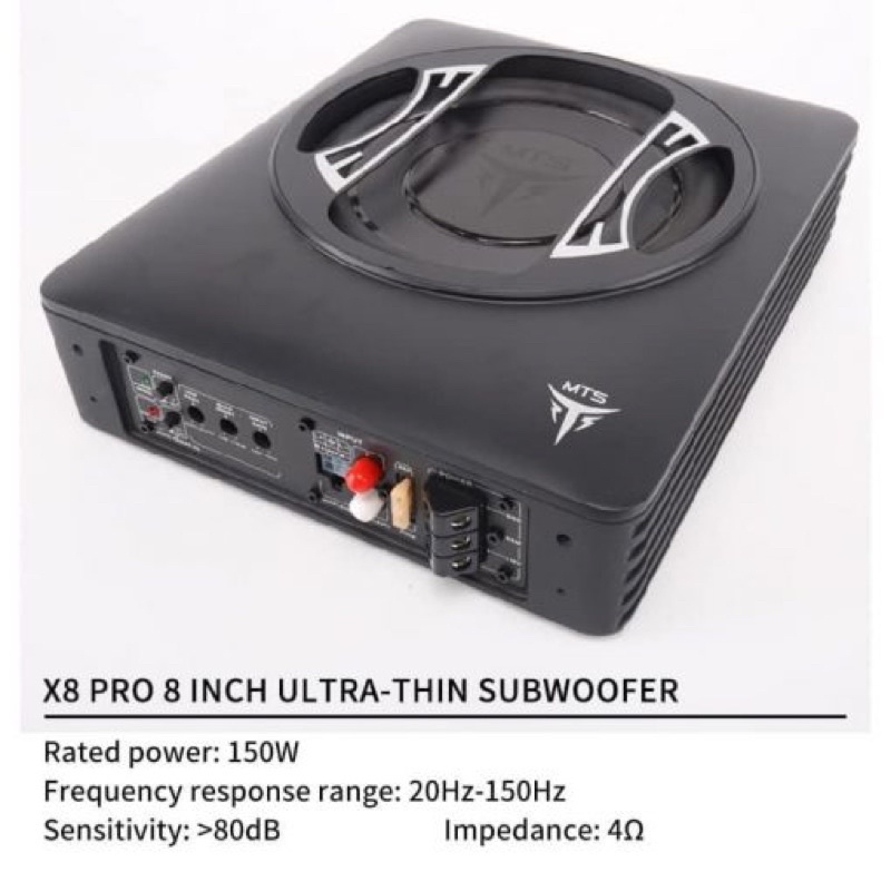 Loa bass nắp trong ô tô MTS - X8 PRO
