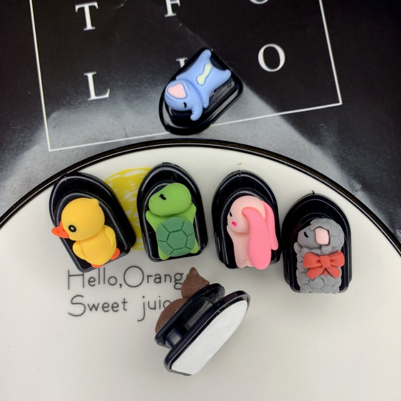 Móc Treo Túi Mua Sắm / Móc Treo Đồ Mini Tự Dính Hình Động Vật / Thỏ Mini Dễ Thương Trang Trí Nội Thất Xe Hơi