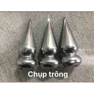 Mác chụp chông inox 304 phi 19mm, 22mm trang trí cổng, hàng rào