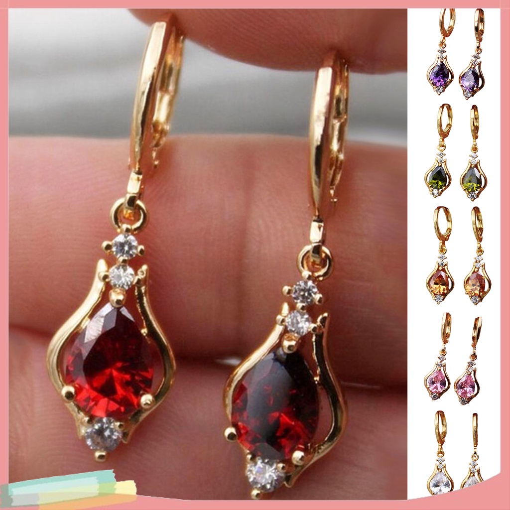 1 đôi khuyên tai nữ phong cách vintage xinh xắn