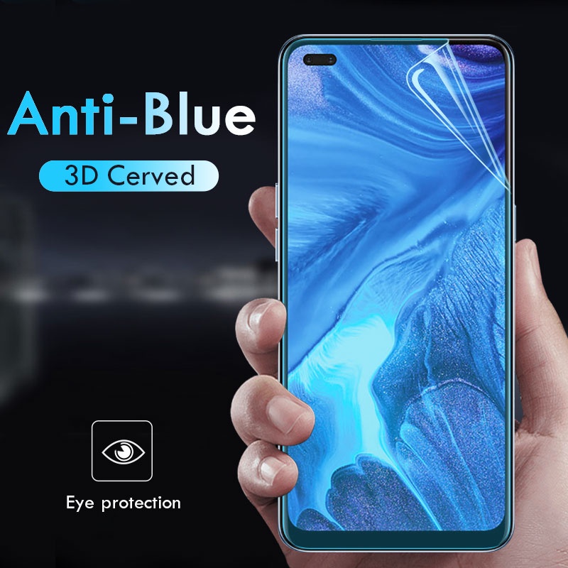 Miếng Dán Cường Lực Chống Ánh Sáng Xanh Cho Oppo F11 F9 Reno 10 8T 8 7 6 5 4 3 2 Pro A9 A54 A5S AX5s A7 A12 A3S A5 A15 A15s A16 A52 A92 A54 A74 A91 A33 A53 A32 A53s A55 A9 A78 A76