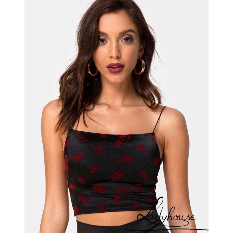 Áo Hai Dây Hở Lưng Thời Trang Dự Tiệc Cho Nữ