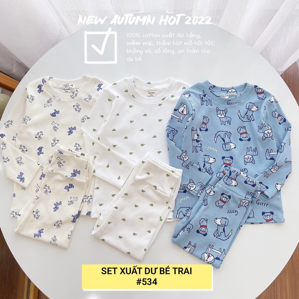 Set 3 áo thun tăm cho bé