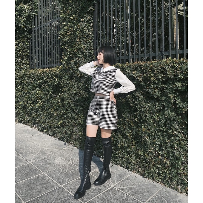 set dạ kẻ - Luuhanh