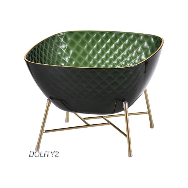 Khay Đựng Trái Cây / Thức Ăn Vặt 2 Ngăn Cho Nhà Bếp