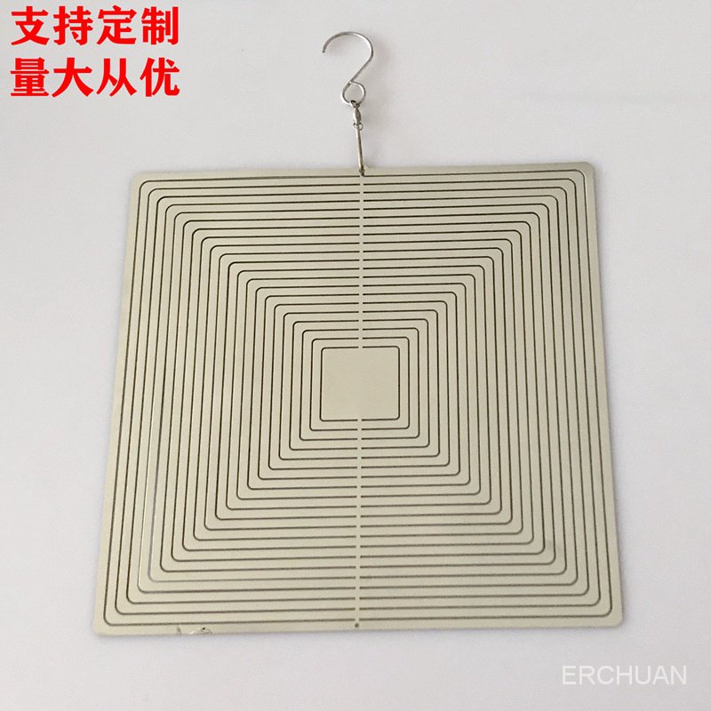 Chuông Gió Xoay 3D Bằng Thép Không Gỉ Tạo Hình Gió Ba Chiều