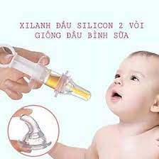 Dụng cụ ống bơm xilanh cho bé uống thuốc, bón sữa